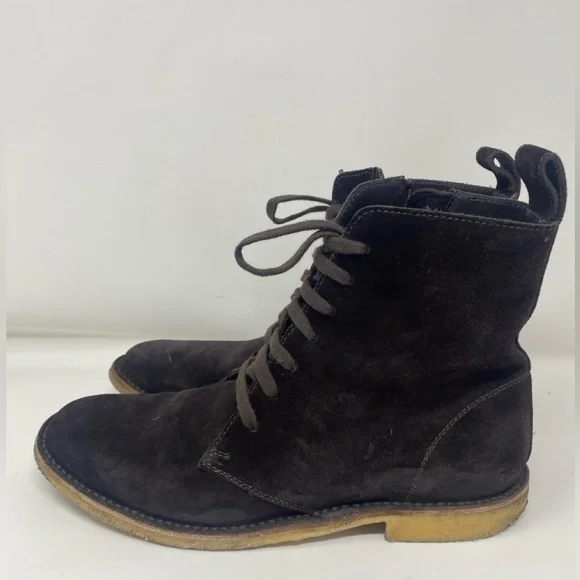 Bottega Veneta Suede Chelsea Boots Sz 9 1/2 US,41 1/2 EU Zipper Side